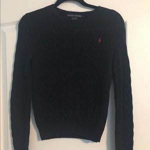 Women’s Ralph Lauren cableknit sweater